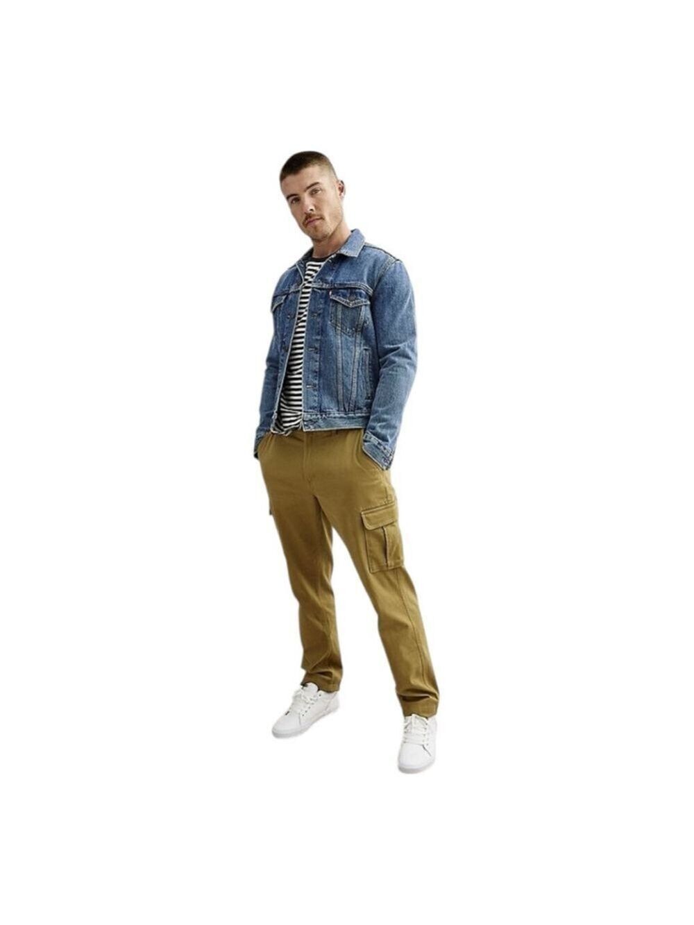 Levi's Truckers Blue Denim Jean Jacket Size M